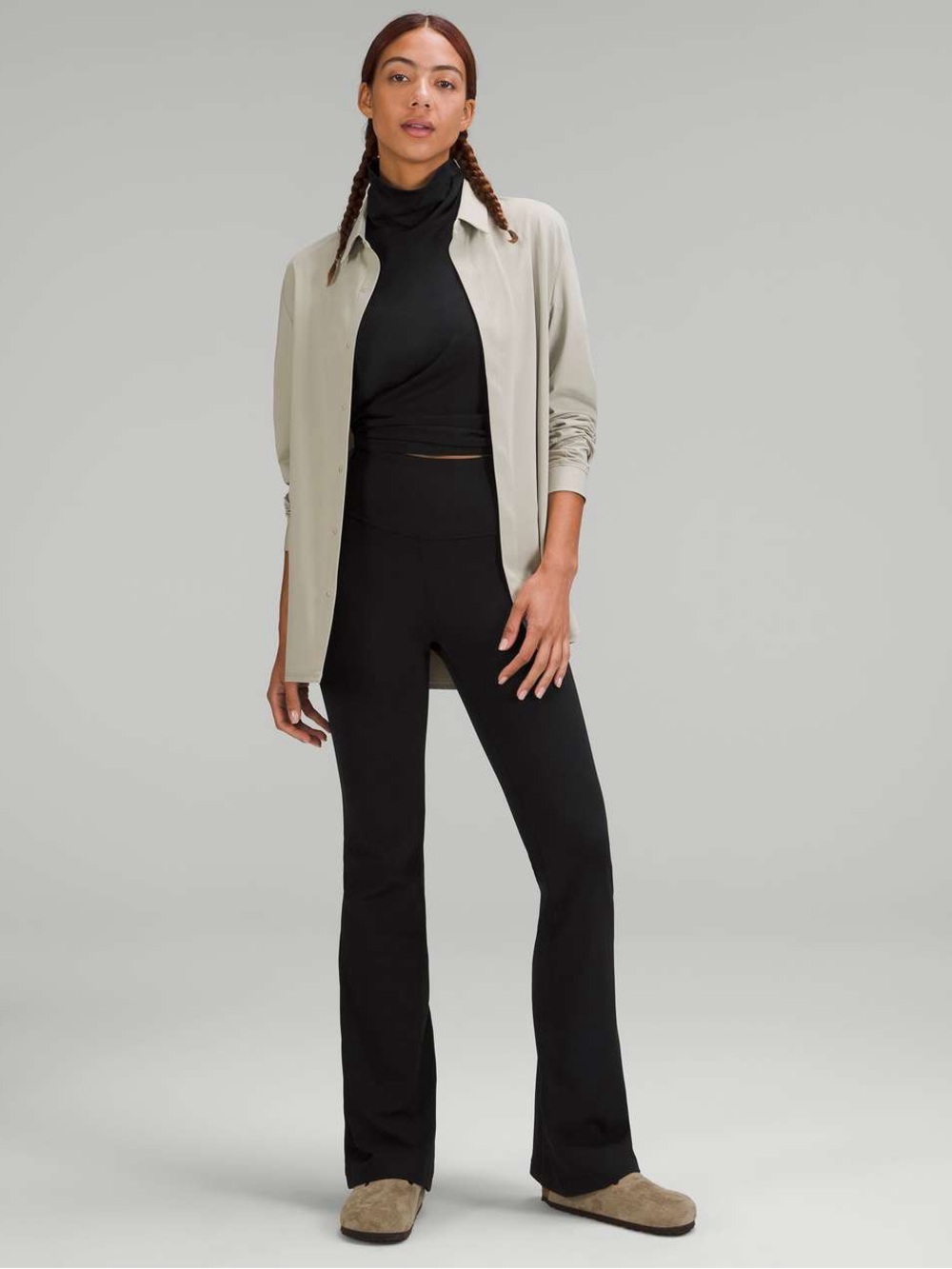 Lululemon Groove Super-High-Rise Flared Pant *Nulu - Black - 10
